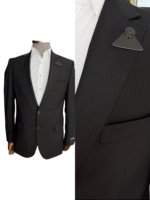 Zenga Tailored Black Suit – Office-Ready Elegance - Image 2